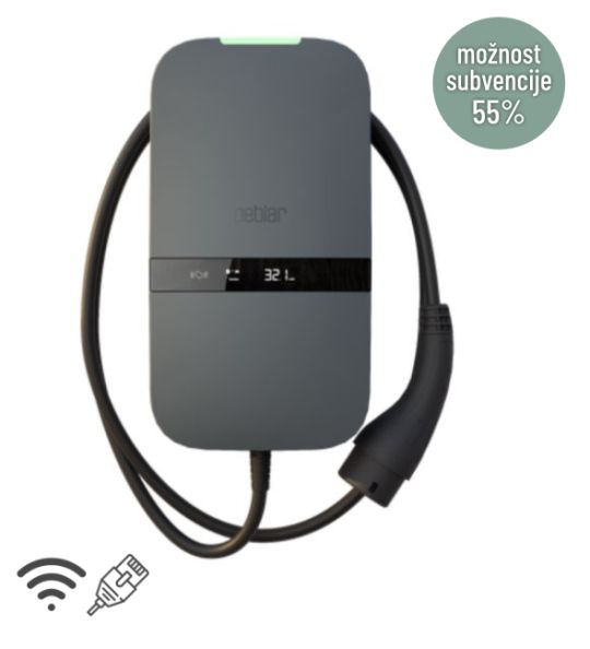 Dinamična polnilnica Peblar Home (11 kW | kabel 7,5 m)